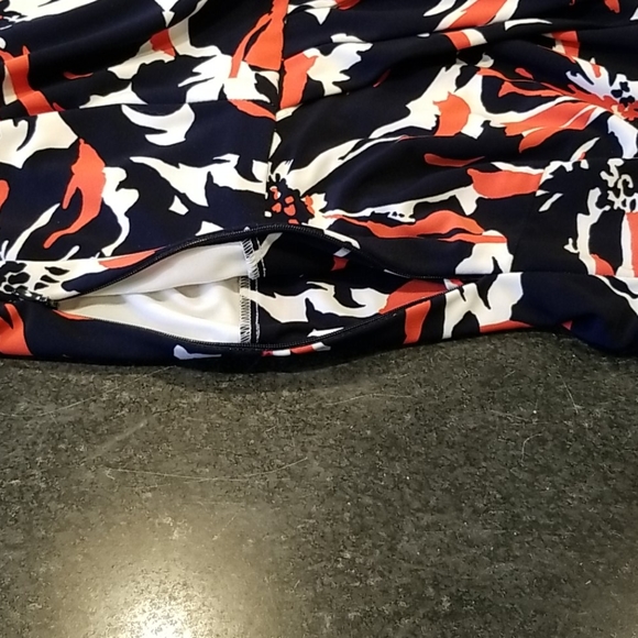 Navy & Orange Jones New York Dress EUC - Picture 13 of 15
